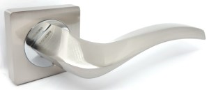 Ручка дверная KEDR R08-160 SN CP (сатин/хром)
